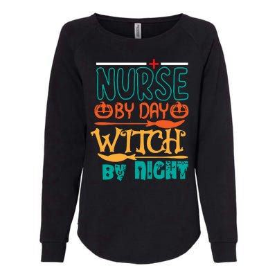 Nurse By Day Witch By Night Womens California Wash Sweatshirt