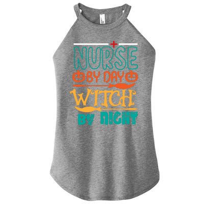 Nurse By Day Witch By Night Women’s Perfect Tri Rocker Tank