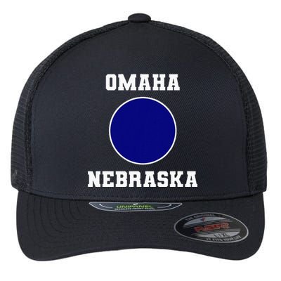 Nebraska Blue Dot Democratic 2nd District Omaha Flexfit Unipanel Trucker Cap