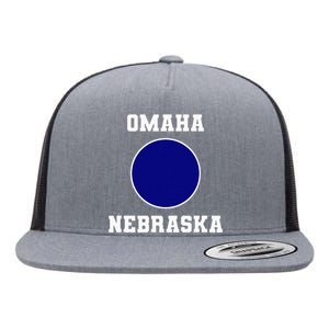 Nebraska Blue Dot Democratic 2nd District Omaha Flat Bill Trucker Hat