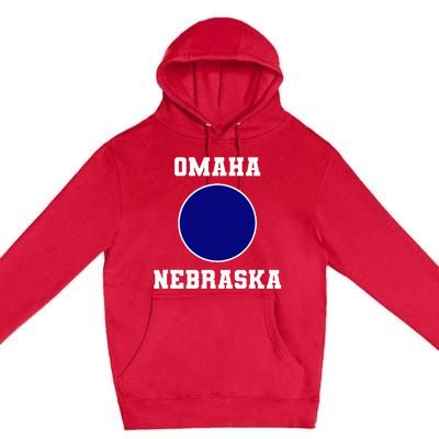 Nebraska Blue Dot Democratic 2nd District Omaha Premium Pullover Hoodie