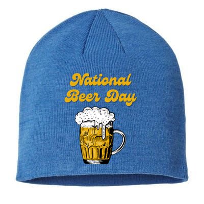 National Beer Day Beer Lover Gift Cool Gift Sustainable Beanie