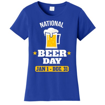 National Beer Day Funny Beer Design For Craft Beer Lovers Great Gift Women's T-Shirt