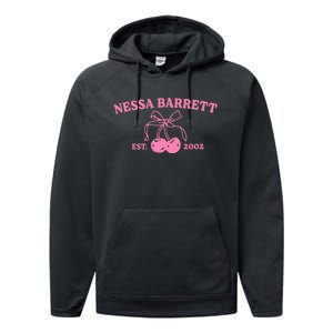 Nessa Barrett Est. 2002 Funny Performance Fleece Hoodie