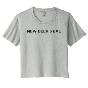 New Beer's Eve Cool Gift Women's Crop Top Tee