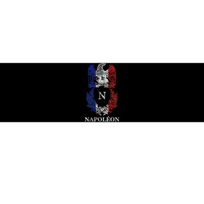 Napoleon Bonaparte Eagle Emblem Insignia French Flag Bumper Sticker