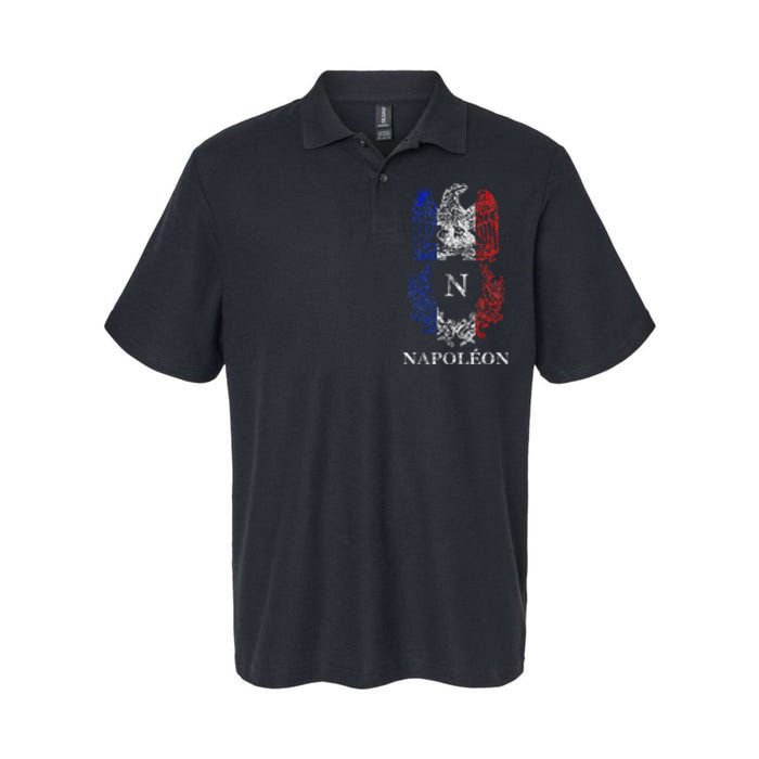 Napoleon Bonaparte Eagle Emblem Insignia French Flag Softstyle Adult Sport Polo