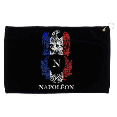 Napoleon Bonaparte Eagle Emblem Insignia French Flag Grommeted Golf Towel