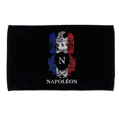 Napoleon Bonaparte Eagle Emblem Insignia French Flag Microfiber Hand Towel