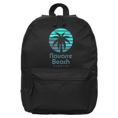 Navarre Beach Florida 16 in Basic Backpack