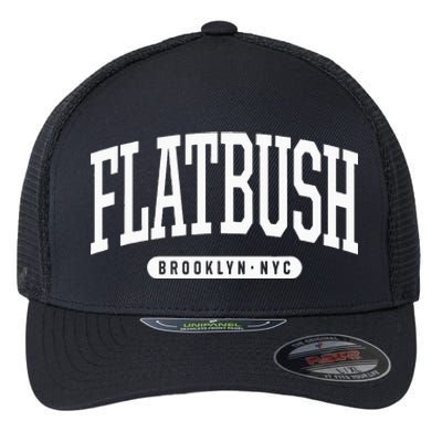 Nyc Borough Flatbush Brooklyn New York Flexfit Unipanel Trucker Cap