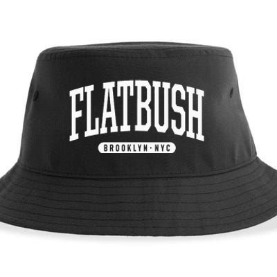 Nyc Borough Flatbush Brooklyn New York Sustainable Bucket Hat