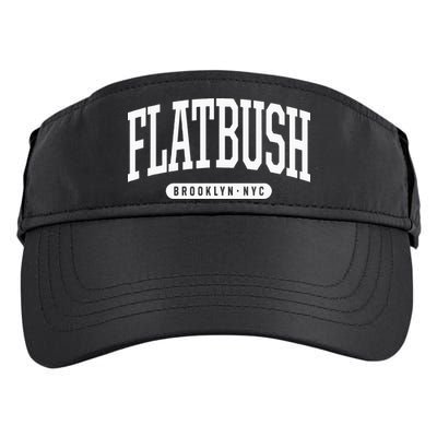 Nyc Borough Flatbush Brooklyn New York Adult Drive Performance Visor