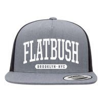 Nyc Borough Flatbush Brooklyn New York Flat Bill Trucker Hat