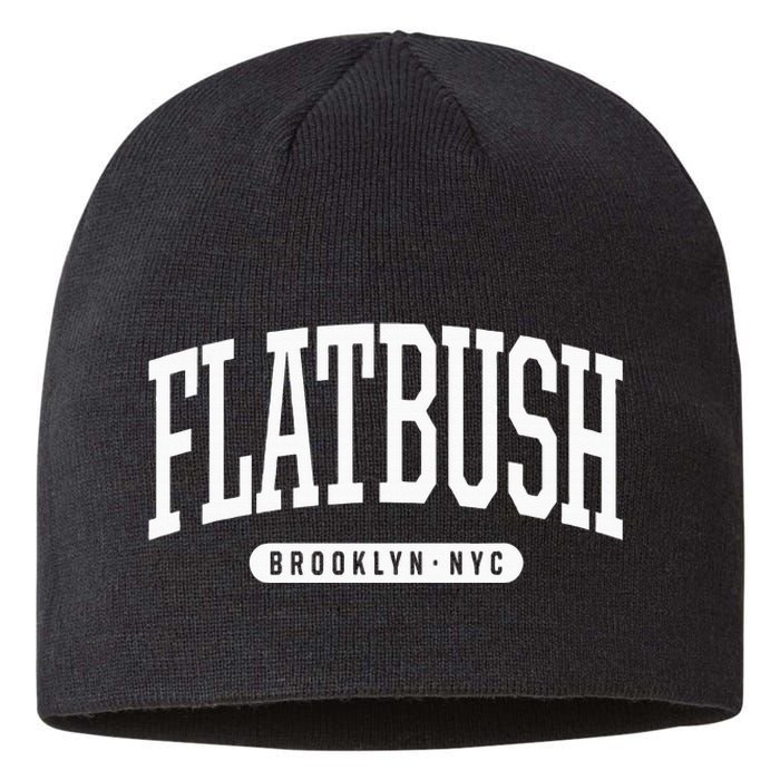 Nyc Borough Flatbush Brooklyn New York Sustainable Beanie