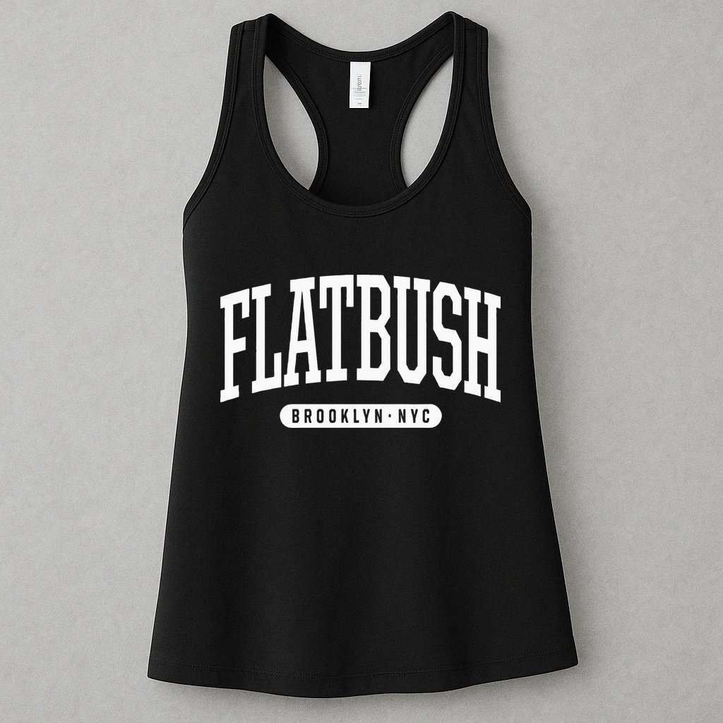 Nyc Borough Flatbush Brooklyn New York Womens Tank Top