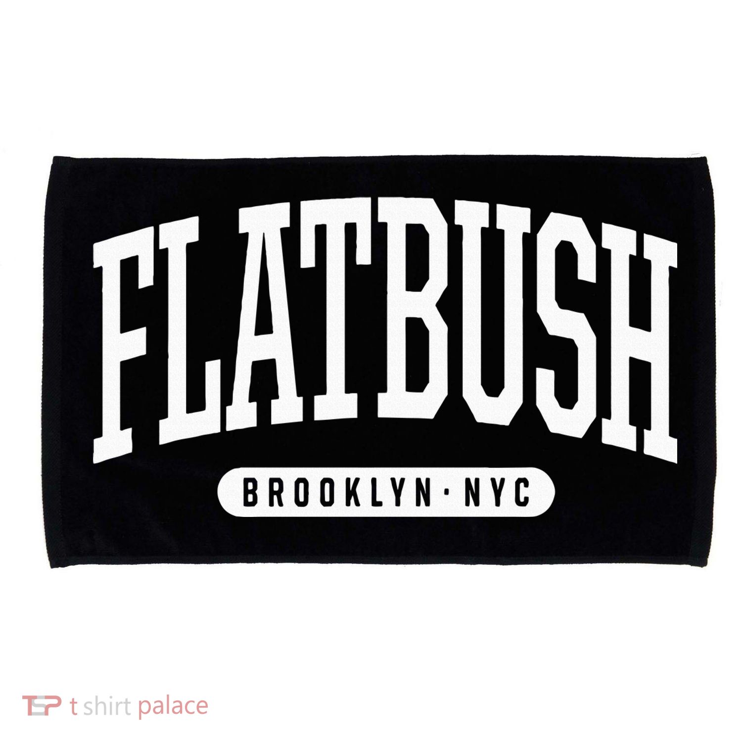 Nyc Borough Flatbush Brooklyn New York Microfiber Hand Towel