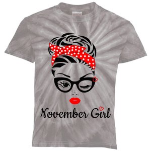 November Birthday For Born November Kids Tie-Dye T-Shirt