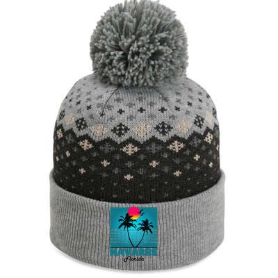 Navarre Beach Florida Fl Summer Seagulls Souvenirs The Baniff Cuffed Pom Beanie