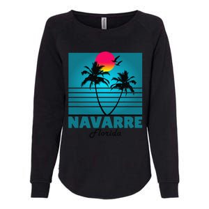 Navarre Beach Florida Fl Summer Seagulls Souvenirs Womens California Wash Sweatshirt