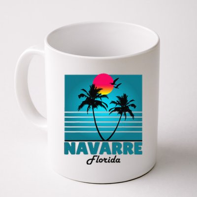 Navarre Beach Florida Fl Summer Seagulls Souvenirs Coffee Mug