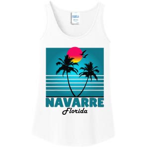 Navarre Beach Florida Fl Summer Seagulls Souvenirs Ladies Essential Tank