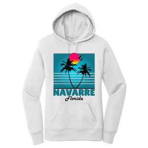 Navarre Beach Florida Fl Summer Seagulls Souvenirs Women's Pullover Hoodie