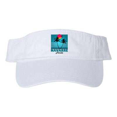 Navarre Beach Florida Fl Summer Seagulls Souvenirs Valucap Bio-Washed Visor