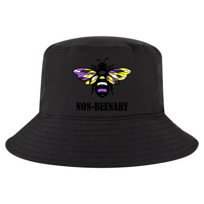 Non Binary Flag Bee Funny Proud Lgbtq Ally Nonbinary Pride Gift Cool Comfort Performance Bucket Hat