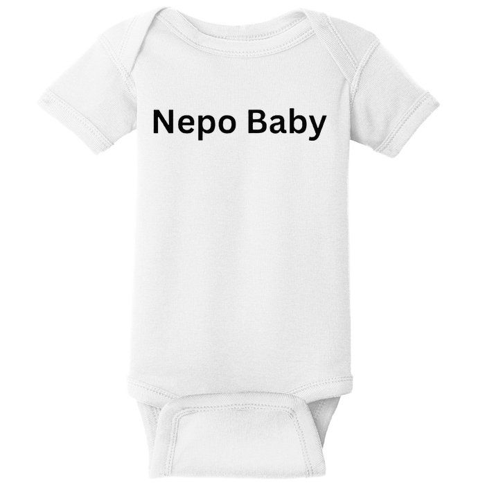 NEPO BABY Funny Celebrity Women Nepotism Baby Baby Bodysuit