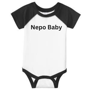 NEPO BABY Funny Celebrity Women Nepotism Baby Infant Baby Jersey Bodysuit