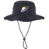 Non Binary Flag Pride Saturn Equality Lgbt Non Binary Cool Gift Legacy Cool Fit Booney Bucket Hat