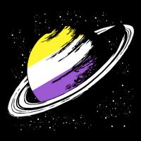 Non Binary Flag Pride Saturn Equality Lgbt Non Binary Cool Gift Legacy Cool Fit Booney Bucket Hat