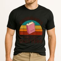 Nerdy Bookmarks For Quitter BookShirt Funny Teacher Reading Cooling Performance Crew T-Shirt
