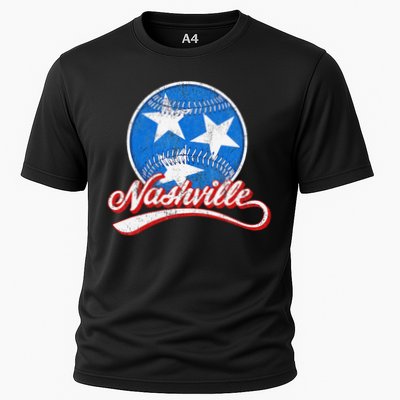 Nashville Baseball Faded Cooling Performance Crew T-Shirt