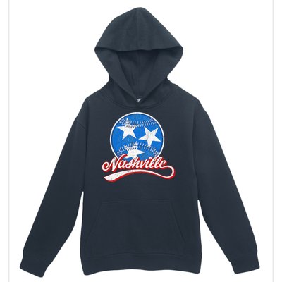 Nashville Baseball Faded Urban Pullover Hoodie