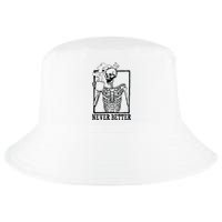 Never Better Funny Skeleton Coffee Cool Comfort Performance Bucket Hat