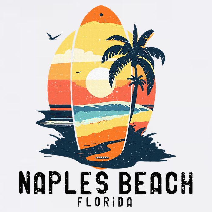 Naples Beach Florida Surfboard Waves Beach 11oz C Handle Ceramic Mug