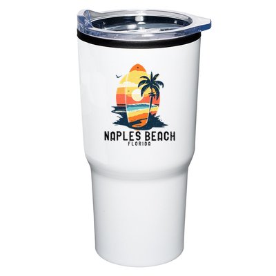 Naples Beach Florida Surfboard Waves Beach Tumbler
