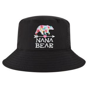 Nana Bear Floral Family Mothers Day Cool Comfort Performance Bucket Hat