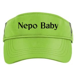 Nepo Baby Funny Celebrity Nepotism Baby Adult Drive Performance Visor