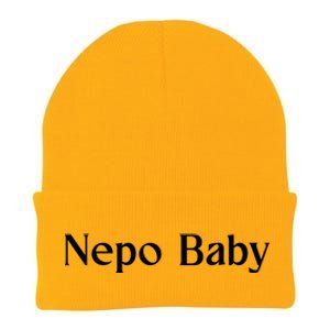 Nepo Baby Funny Celebrity Nepotism Baby Knit Cap Winter Beanie