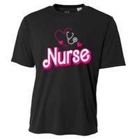 Nerrrdy Black Funny Nurse Cooling Performance Crew T-Shirt