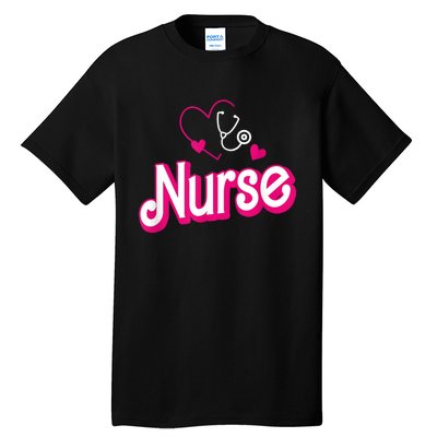 Nerrrdy Black Funny Nurse Tall T-Shirt