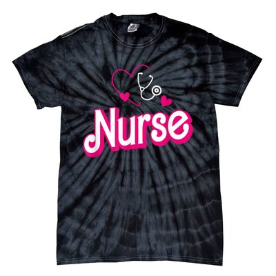 Nerrrdy Black Funny Nurse Tie-Dye T-Shirt