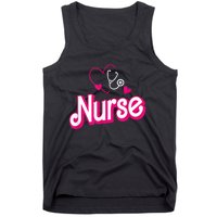 Nerrrdy Black Funny Nurse Tank Top