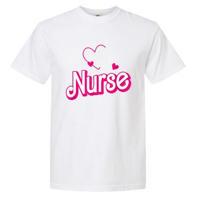 Nerrrdy Black Funny Nurse Garment-Dyed Heavyweight T-Shirt