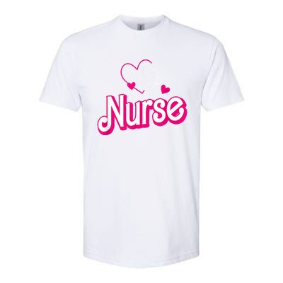 Nerrrdy Black Funny Nurse Softstyle CVC T-Shirt