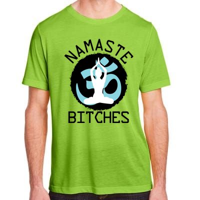 Namaste Bitches Funny Yoga Adult ChromaSoft Performance T-Shirt