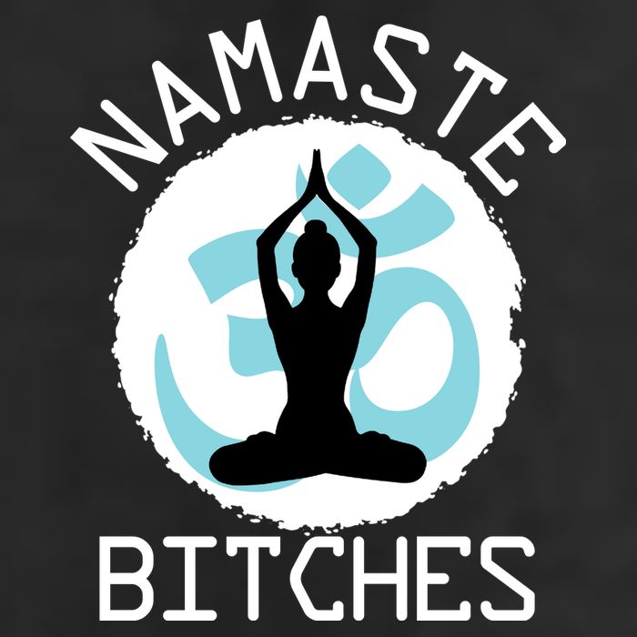 Namaste Bitches Funny Yoga 11oz C Handle Ceramic Mug